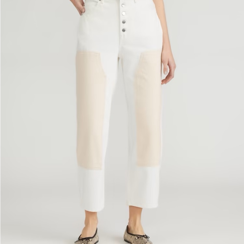 Everlane The Painter Jean - Bone. Size 28” x 29.5” (Tall)
